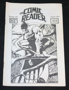 1974 August The Comic Reader Fanzine #109 Incredible Hulk #181 Issue FVF