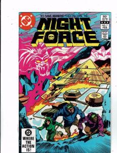 Lot of 7 Night Force DC Comic Books #1 2 3 4 5 6 7 WT18