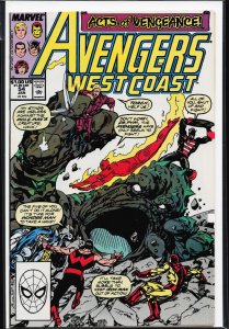 Avengers West Coast #54 (1990) West Coast Avengers / Avengers West Coast