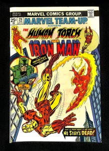 Marvel Team-up #29 Human Torch Iron Man!