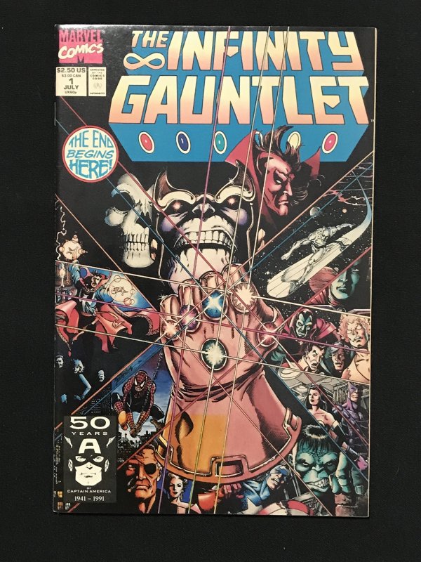 The Infinity Gauntlet #1 (1991) HIGH GRADE