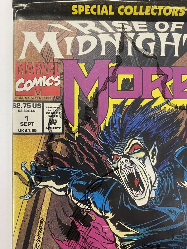 Morbius Living Vampire #1 Marvel (1992) Midnight Sons Sealed Polybag w/ Poster