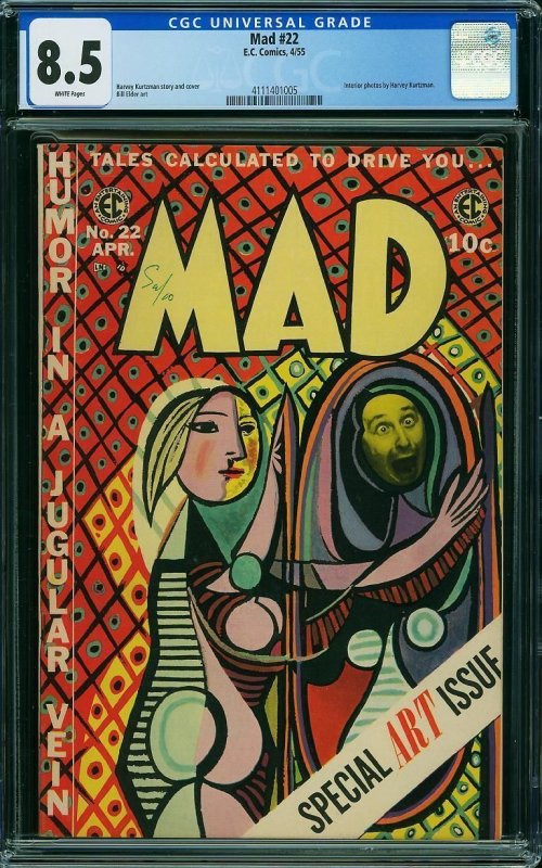 MAD #22 (1955) CGC 8.5 VF+