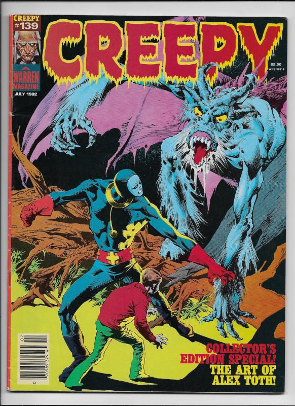 Creepy Magazine #139 - Alex Toth Art (Warren, 1982) - FN