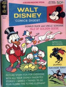 Walt Disney Comics Digest #9 FAIR ; Gold Key | low grade comic Uncle Scrooge