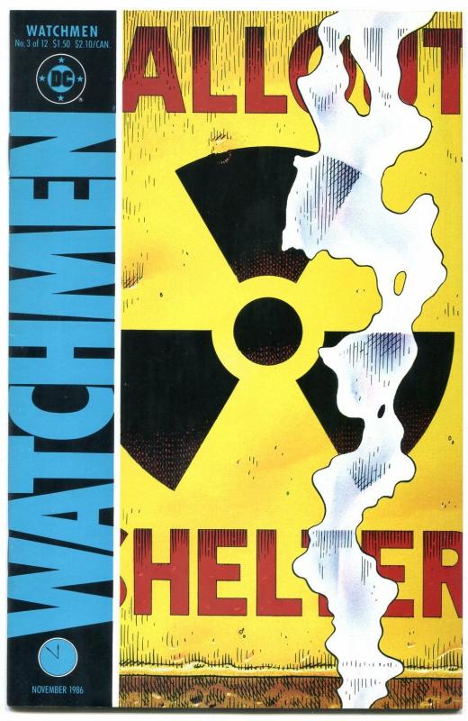 WATCHMEN #3 comic book 1986-DAVID GIBBONS-ALAN MOORE-DC COMICS-