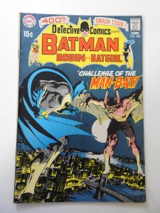 Detective Comics #400 (1970) GD Cond 2 centerfold wraps detached, moisture stain