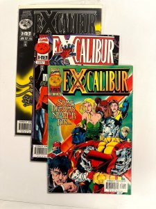 3 Excalibur Marvel Comic Books # 105 106 107 Avengers Hulk Thor Ironman 103 EJ10