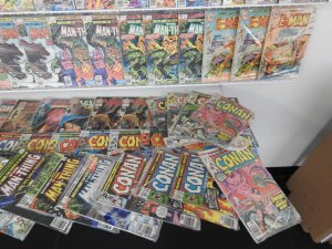 Huge Lot 170+ Comics W/ Man-Thing, Marvel Super Action, +More! Avg FN+ Cond!