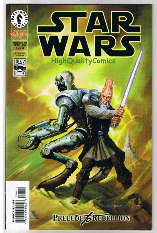 STAR WARS #6, NM+, Prelude to Rebellion, Jan Strnad, 1998, more SW in store