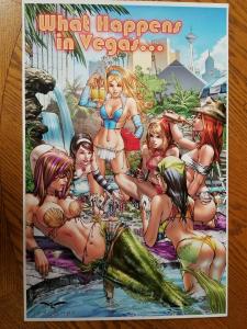 11 x 17 ART PRINT Grimm Fairy Tales #41 Vegas Zenescope Eric Basuldua Ebas