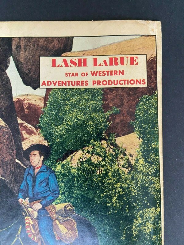 Lash LaRue Western 1 VG- (Fawcett June 1949)