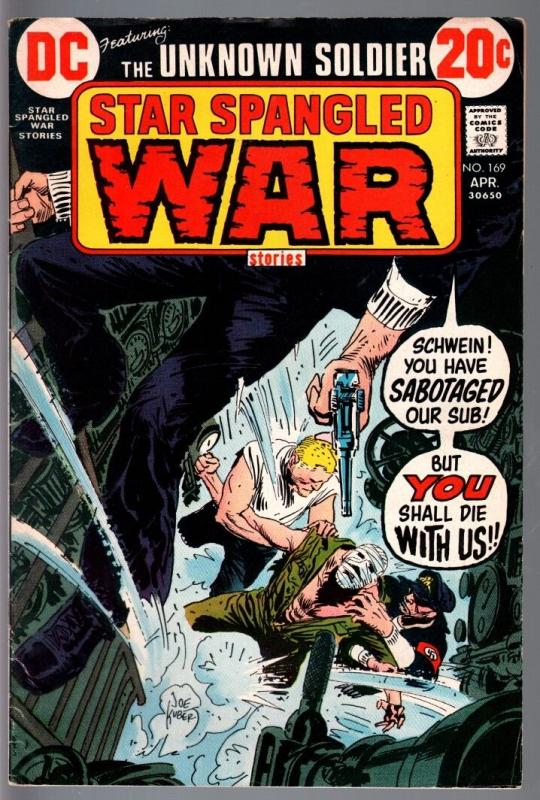 STAR SPANGLED WAR STORIES #169-1973-DC WAR COMIC-BRONZE AGE-VG VG