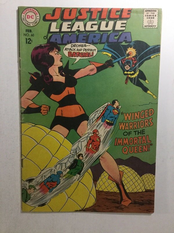 Justice League Of America 60 Vg- Very Good- 3.5 Water Damage DC Comics