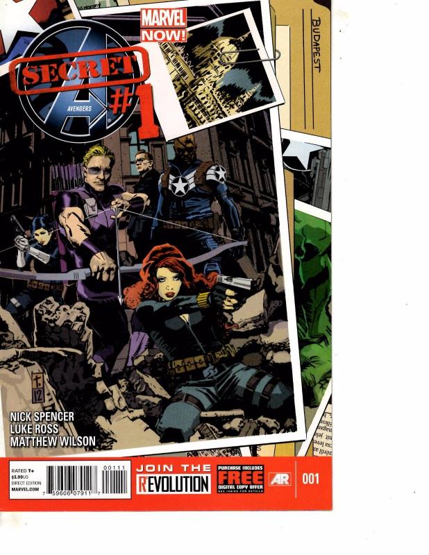 Lot Of 2 Marvel Comic Book Avengers Prime #2 and Secret Avengers #1 MS20