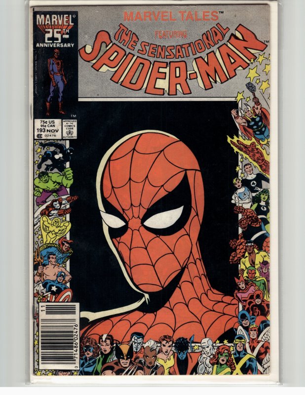 Marvel Tales #193 (1986) Spider-Man