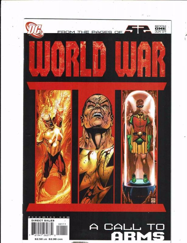 Lot of 4 World War DC Comic Books #1 2 3 4 KS4