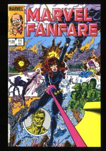 Marvel Fanfare #11 VF+ 8.5 1st Iron Maiden!