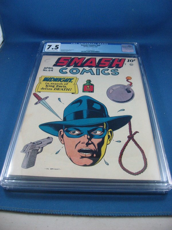 SMASH COMICS 64 CGC 7.5 QUALITY COMICS 1946