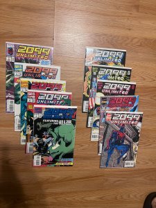 2099 Unlimited #1 - 10 (1993 - 1995) Complete anthology run Cyberpunk Marvel Uni