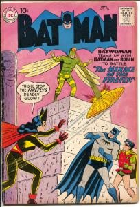 Batman #126 1959-DC-Batwoman team-up issue-Firefly appears-VG