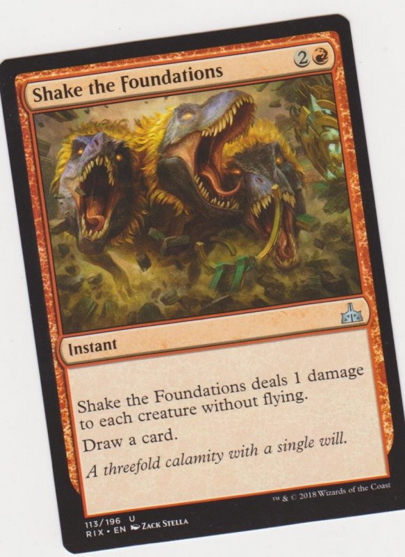 Magic the Gathering: Rivals of Ixalan - Shake the Foundations