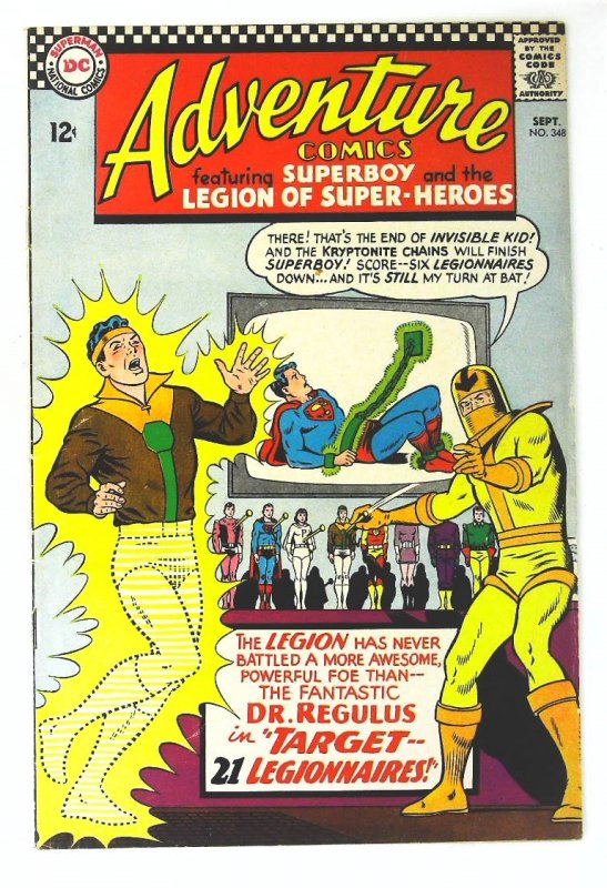 Adventure Comics (1938 series)  #348, Fine+ (Actual scan)