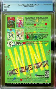 Comics' Greatest World: Steel Harbor-Barb Wire #1 (1993)-CGC 9.8-Cert#42...