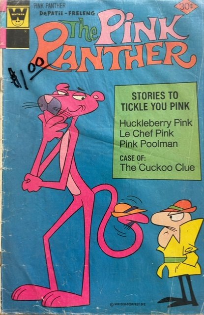 The Pink Panther #37 Whitman Variant (1976) The Inspector 