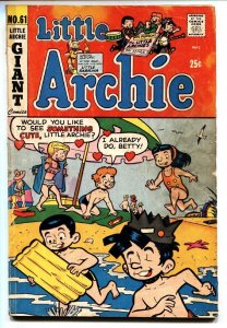 Little Archie #61 First appearance of LITTLE SABRINA