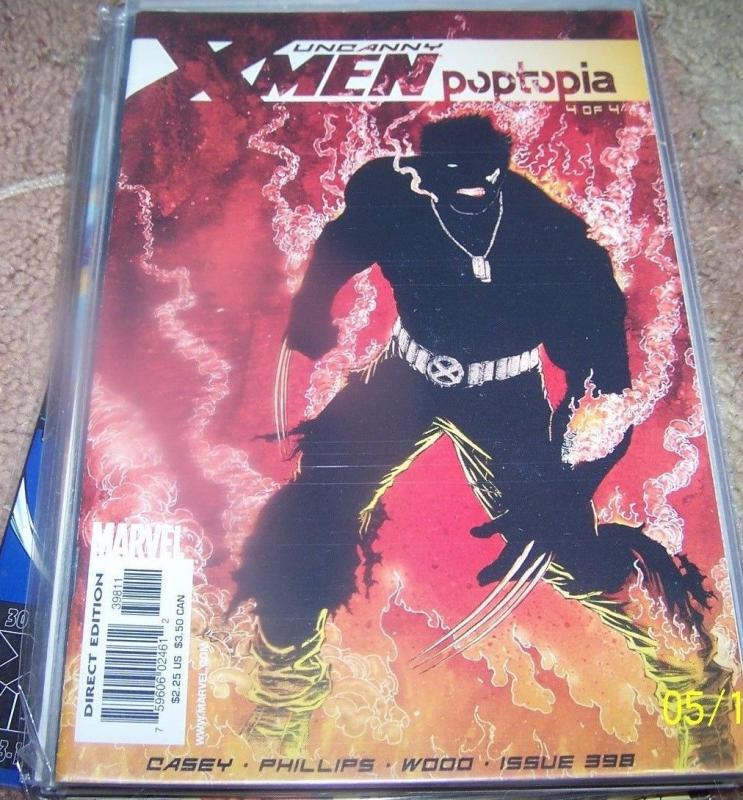 UNCANNY X-MEN #398 2001 marvel WOLVERINE poptopia