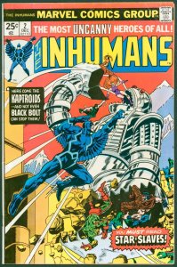 Imhumans 2 VF- 7.5 Marvel 1975