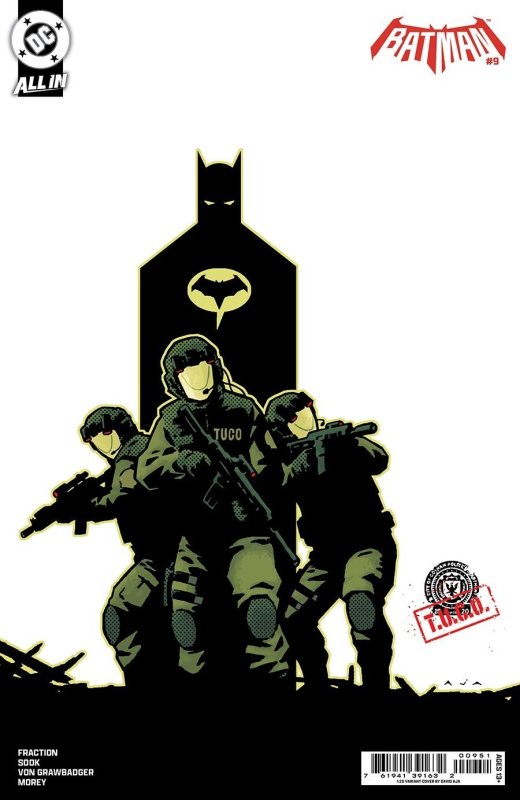 Batman #9 2026 Aja 1:25 Ratio DC Comics EB105