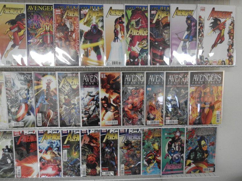 Huge Lot of 150+ Comics W/ ALL AVENGERS!!! Avg. VF+ Condition!
