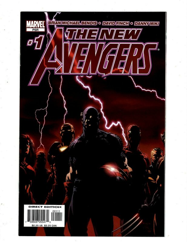 12 New Avengers Marvel Comic Books # 1 2 3 4 5 6 7 8 9 10 12 + Annual # 1 HY5