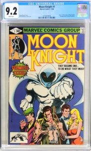 Moon Knight #1 (1980) CGC Graded 9.2
