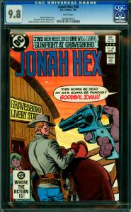 Jonah Hex #68 CGC Graded 9.8