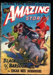 AMAZING STORIES PULP-1941 JUNE-JOHN CARTER OF MARS-EDGAR RICE BURROUGHS-ST  FN