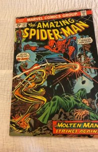 The Amazing Spider-Man #132 (1974)molten man strike again