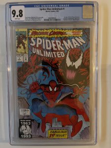 Spider-Man Unlimited #1 CGC 9.8 First Shriek Appearance 1st App Maximum Carnage