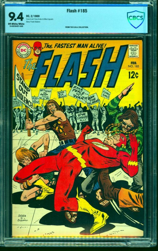 Flash #185 CBCS NM 9.4 Off White to White DC Comics