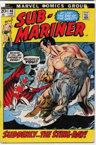 Sub-Mariner #46 (1972) Namor the Sub-Mariner