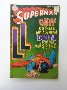 Superman #204 (1968) VG/FN condition