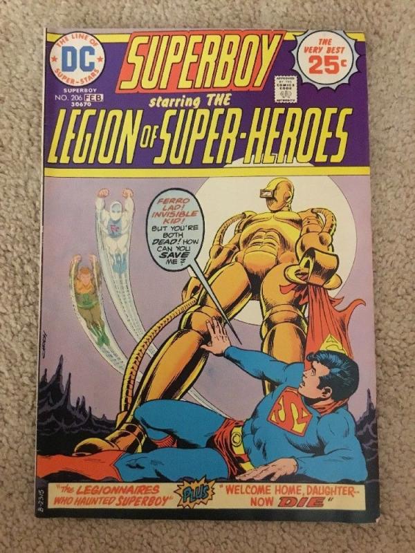 DC Superboy 206 Starring The Legion Of Super-Heroes