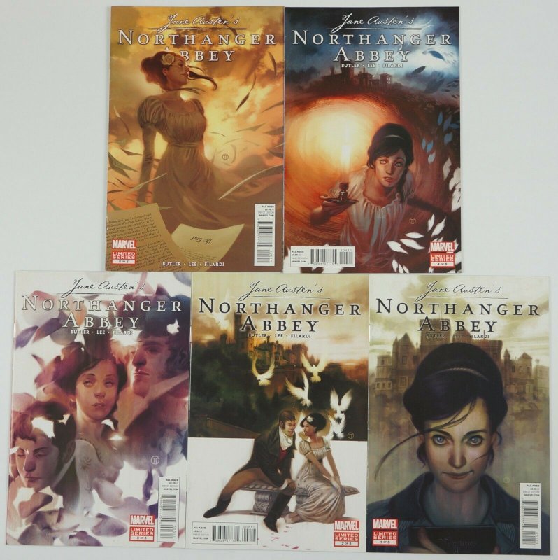 Jane Austen's Northanger Abbey #1-5 FN/VF complete series adapts the novel 2 3 4 