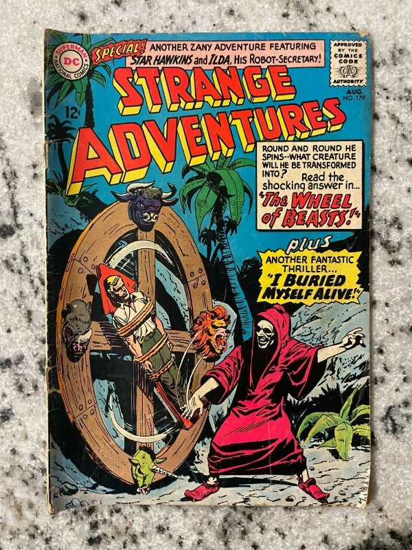 Strange Adventures # 179 FN DC Silver Age Comic Book Star Hawkins Ilda DH37 