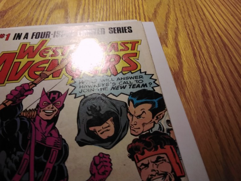 West Coast Avengers #1 CPV Newsstand Edition (1984)