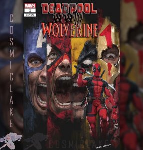 DEADPOOL WOLVERINE WWIII #1 SKAN SRISUWAN VARIANT LE 600 COA PREORDER 5/1 ☪