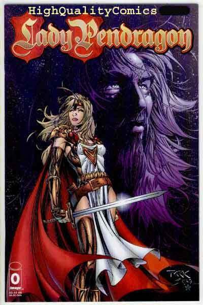 LADY PENDRAGON #0, NM+, Origin, 1999, Swords, Dragons, Drake