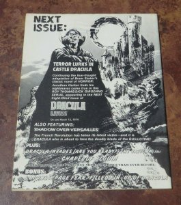 Dracula Lives #5 VF 1974 Horror Magazine Lord of Vampires Bram Stoker's Evil